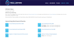 Desktop Screenshot of cttriallawyers.org